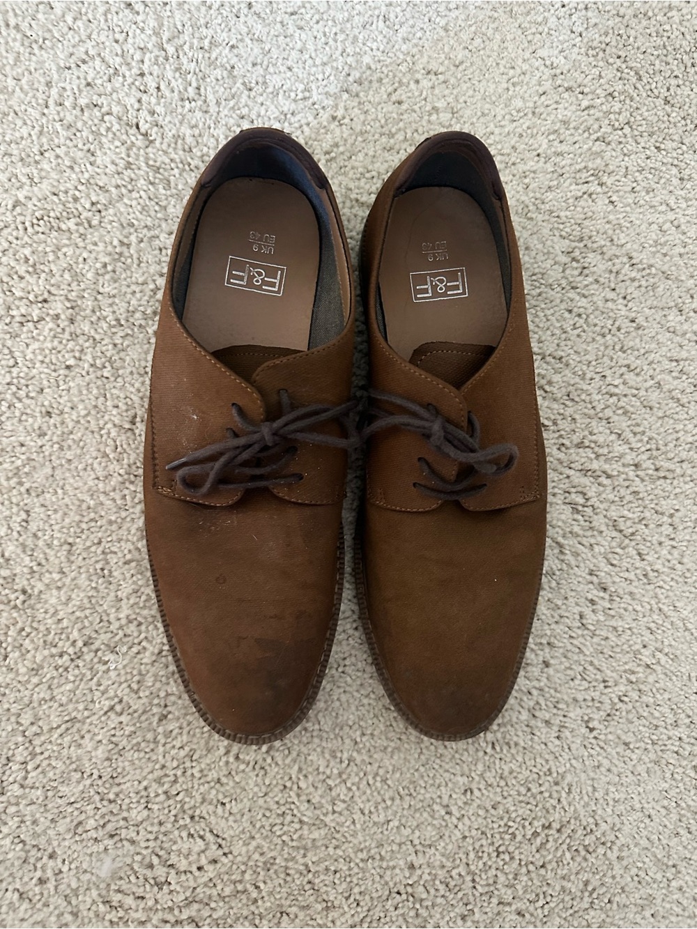 F&F Brown Suede Men's Shoes